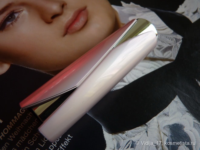 Гостья из Милана - Kiko Crystal Sheer Lipstick #407 Coral Pink