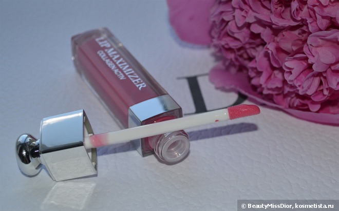 Идеальный розовый! Dior Addict Lip Maximizer Collagen Activ High Volume Lip Plumper #007 Pink Sunset