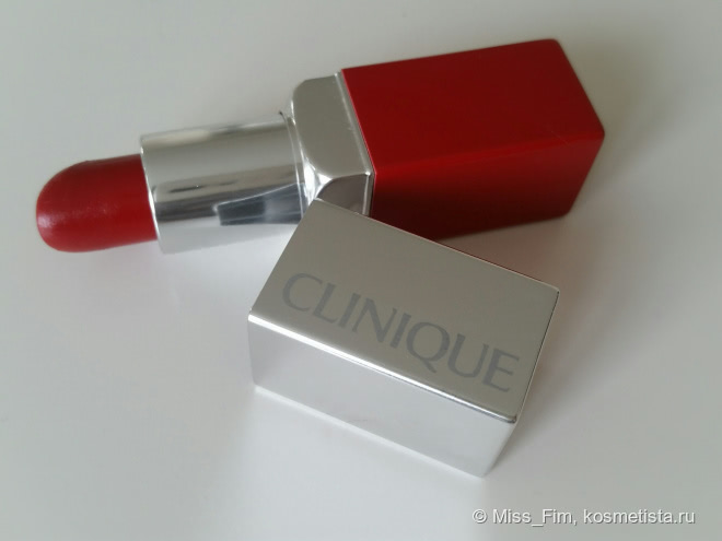 Красных много не бывает Clinique Pop Lip Colour+Primer #08 cherry pop