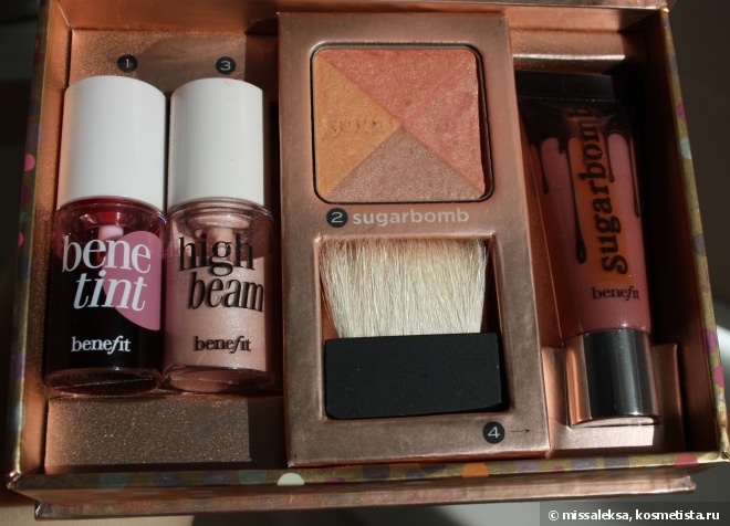 Набор для макияжа Benefit Sugarlicious