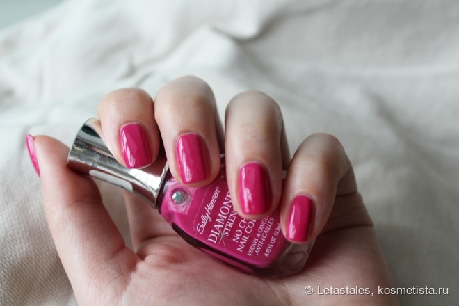 Незаслуженно забытый Sally Hansen Diamond Strength No Chip Nail Color 330 Fuchsia Bling Bling