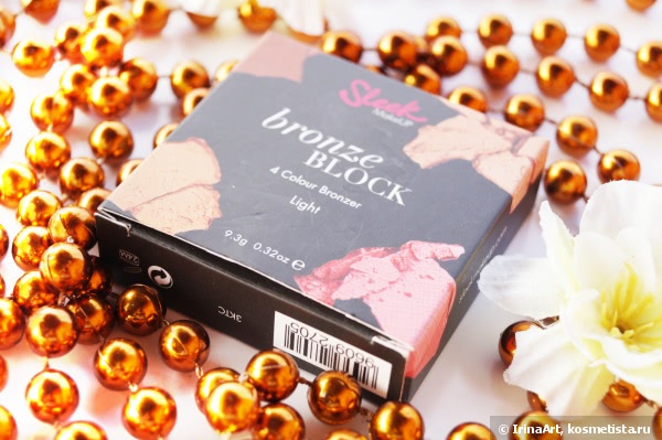 Sleek MakeUp Bronze Block 4 Colour Bronzer Light 100