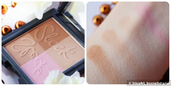 Sleek MakeUp Bronze Block 4 Colour Bronzer Light 100
