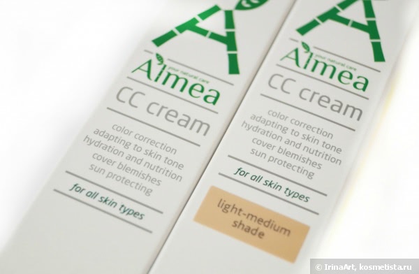 Almea CC крем Complete Correction Cream в оттенках light и light-medium - маскируем расширенные поры и покраснения