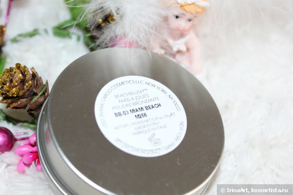 3в1: румяна, бронзер, хайлайтер - румяна Cargo Cosmetics Beach Blush Powder Blush/Bronzer BB-03 Miami Beach