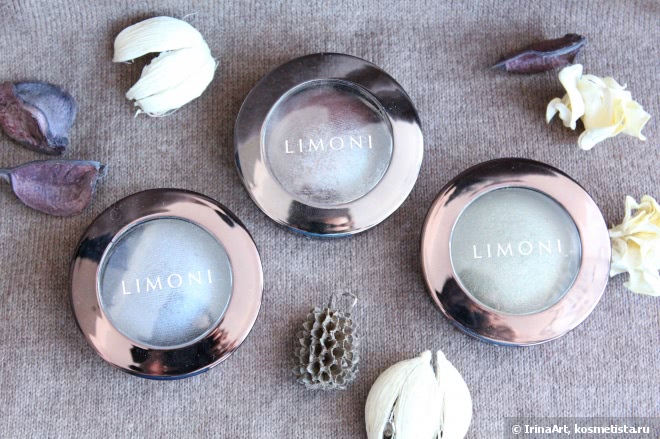 Запеченные тени для век Limoni Sphere Baked Eyeshadows 02,04,17