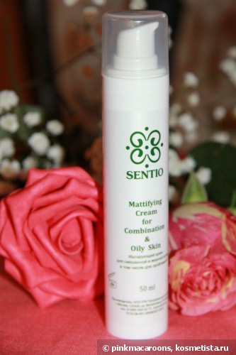 Sentio - Mattifing Cream for Combination & Oily skin + Active eye Contour Creme