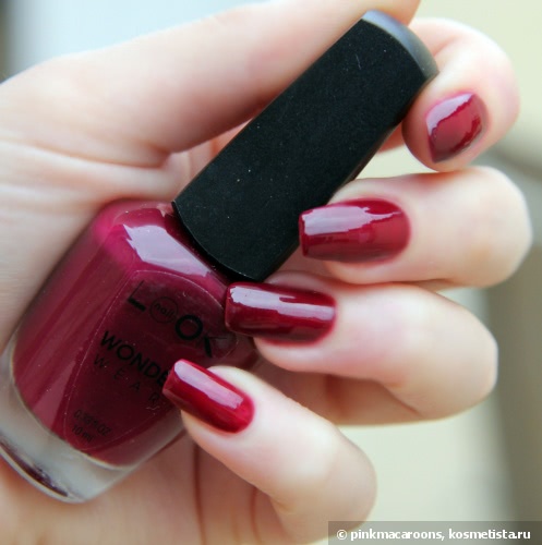 Лак для ногтей NailLook Wonder Wear № 20124, 20118 - цвет спелой черешни и ярко-розовой розы