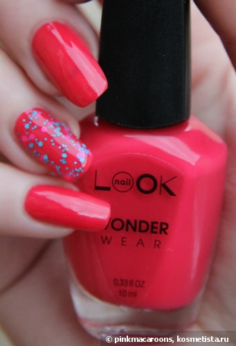 Лак для ногтей NailLook Wonder Wear № 20124, 20118 - цвет спелой черешни и ярко-розовой розы