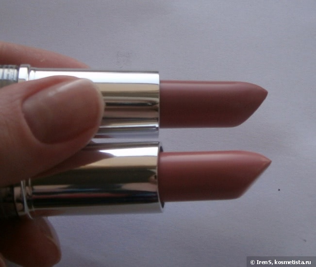 Два нюда от Limoni - Увлажняющая помада Limoni Lipstick №221 и №222