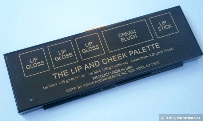 Kevyn Aucoin The Lip & Cheek Palette в оттенке Mauves