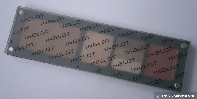 Inglot Freedom System: Eye Shadow Rainbow №117, Lipstick №85, Sculpting Powder №510