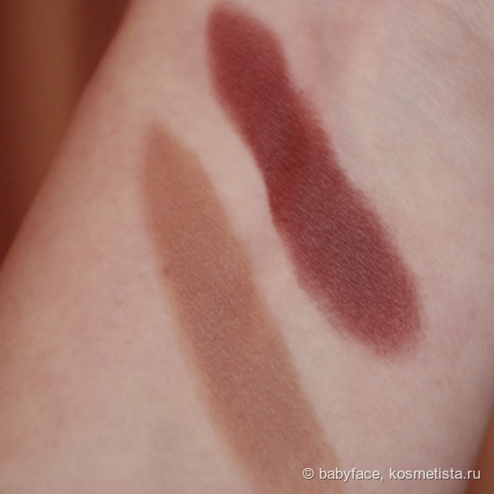 Для любителей сладенького - новые оттенки помад Gosh Velvet Touch Lipstick 011 Matt Nougat, 012 Matt Raisin