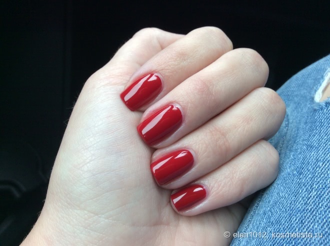 Max Factor Gel Shine Lacquer Radiant Ruby - бюджетный красный
