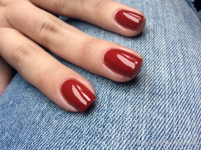 Max Factor Gel Shine Lacquer Radiant Ruby - бюджетный красный