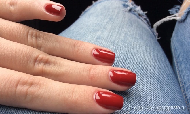 Max Factor Gel Shine Lacquer Radiant Ruby - бюджетный красный