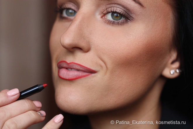 Crayon Contour Levres Lipliner Pencil Dior Contour №999 & Rouge G De Guerlain №28 Genna