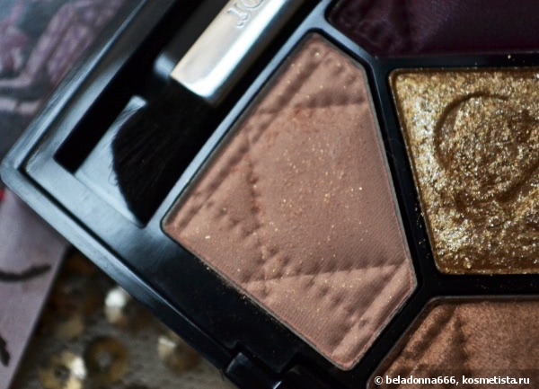 Мой кусочек Рождества с Dior Golden Shock Collection 2014 Dior 5 Couleurs Couture Colours & Effects Eyeshadow Palette #756 Golden Shock