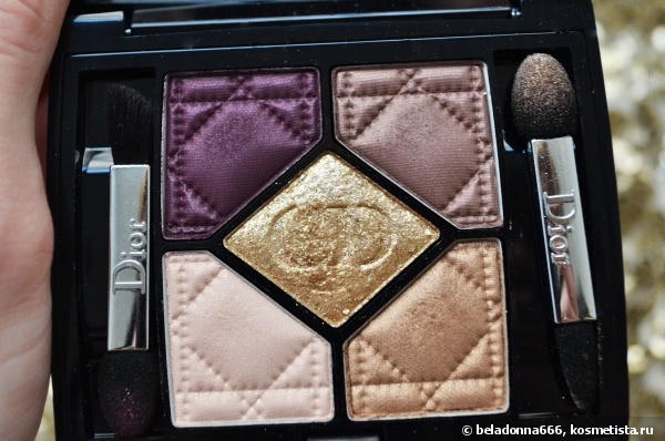 Мой кусочек Рождества с Dior Golden Shock Collection 2014 Dior 5 Couleurs Couture Colours & Effects Eyeshadow Palette #756 Golden Shock