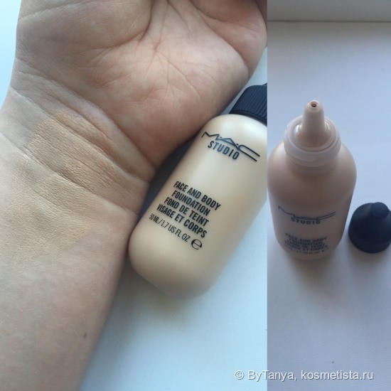 Косметика для лица на лето тон от Mac face and body foundation и увлажняющий крем от Diademine Lift+ корректор тона