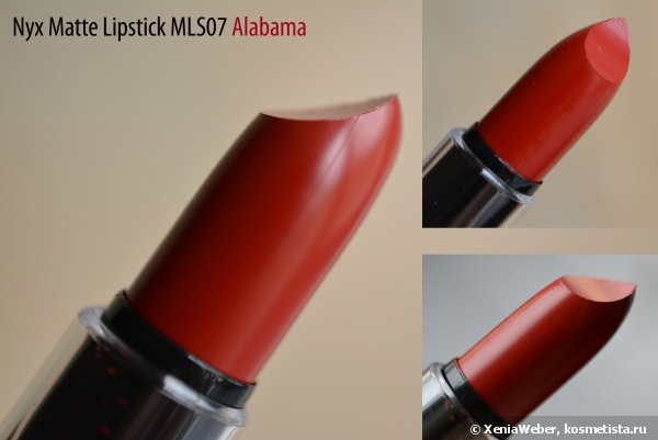 Nyx Matte Lipstick Mls07 Alabama