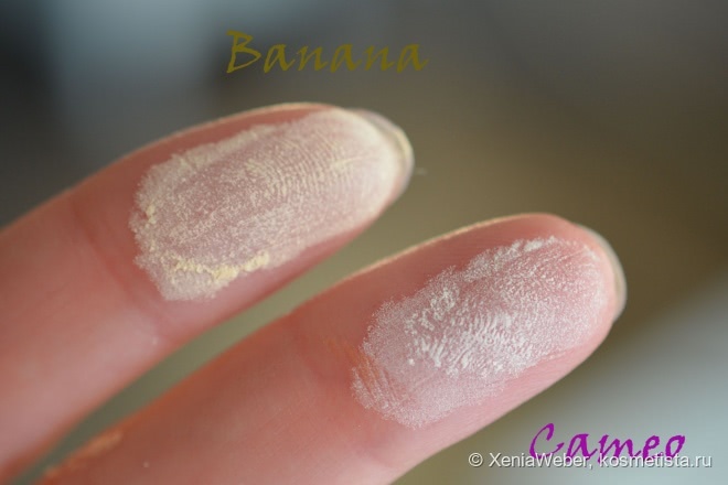 Ben Nye Luxury Powder, в оттенках Banana и Cameo