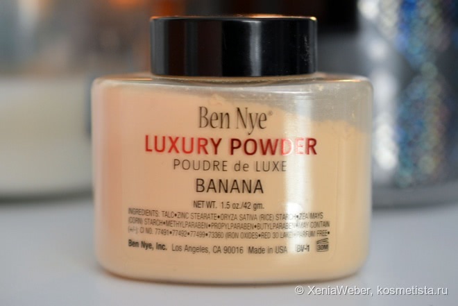 Ben Nye Luxury Powder, в оттенках Banana и Cameo