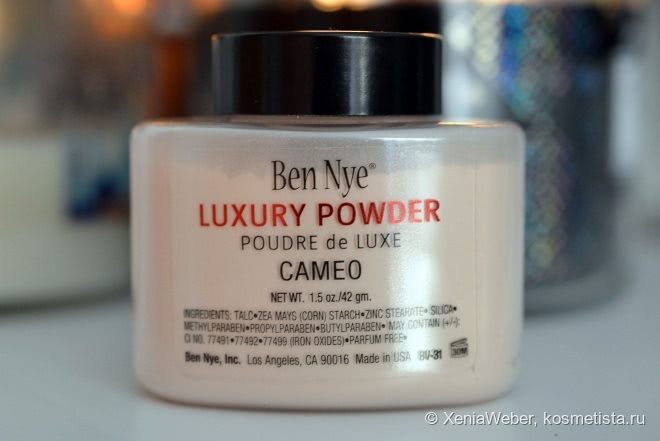 Ben Nye Luxury Powder, в оттенках Banana и Cameo