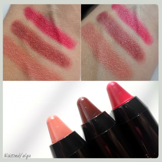 Помада-карандаш для губ Avon Ultra Color Lip Crayon в оттенках Fairest Nude/Прекрасный телесный (27660), Plum Perfect/Идеальный сливовый (27656), Cherry Picked/Спелый вишневый (27655)