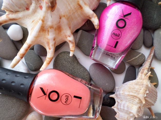 Лак-песок для ногтей NailLook Hot Neons # 31089 Miami Beach, # 31091Think Pink