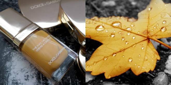 Лак для ногтей Dolce & Gabbana Intense Nail Lacquer № 813 Sole (Dolce&Gabbana MakeUp Colour Spring 2015) + слайдер-дизайн Milv № 391