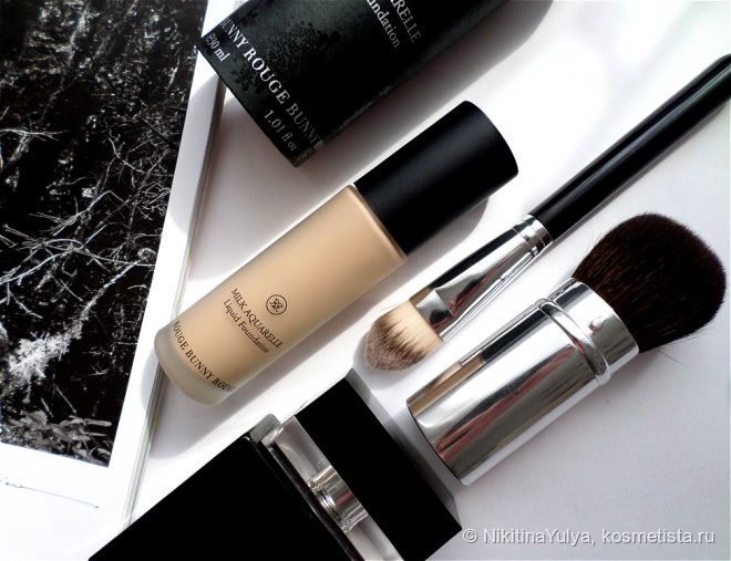 Тональная эмульсия Rouge Bunny Rouge Milk Aquarelle Liquid Foundation, # 027 Hazelnut Milk Parfait