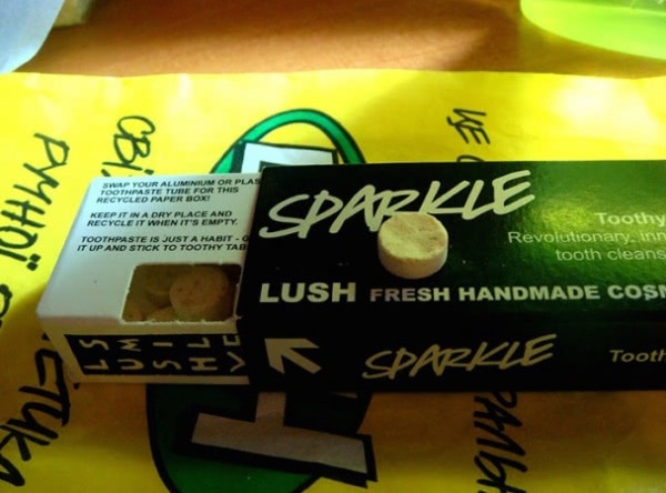 Таблетки для зубов Lush Toothy Cleansing Tabs Sparkle