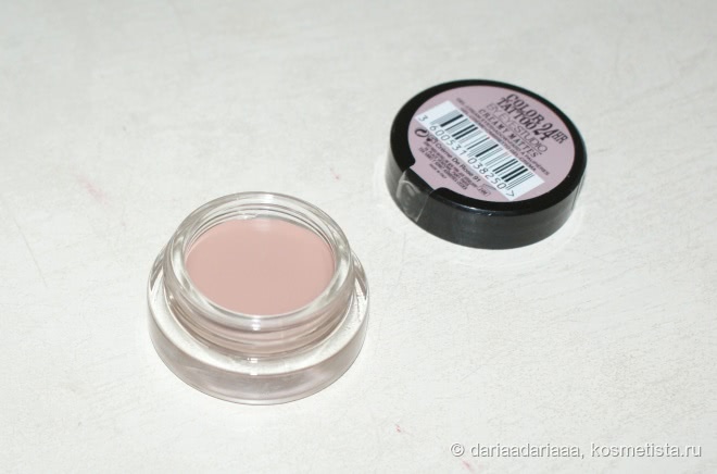 И тени, и база - Maybelline Color Tattoo # 91 Creme De Rose