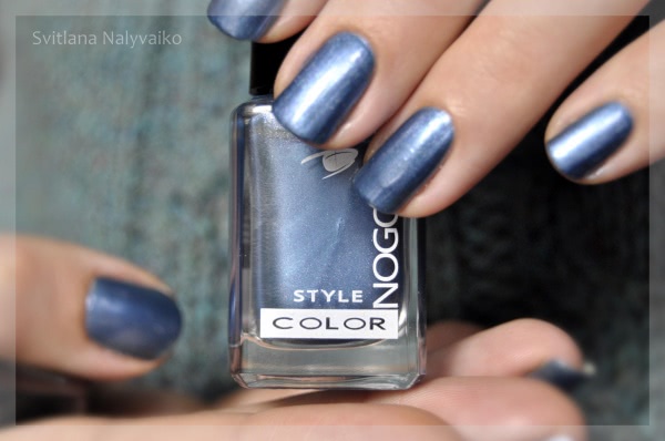 What can I do, honey, I feel like the color blue. Парочка джинсовых лаков: лак для ногтей Nogotok Style Color № 176 и Nogotok Crome Collection тон 05