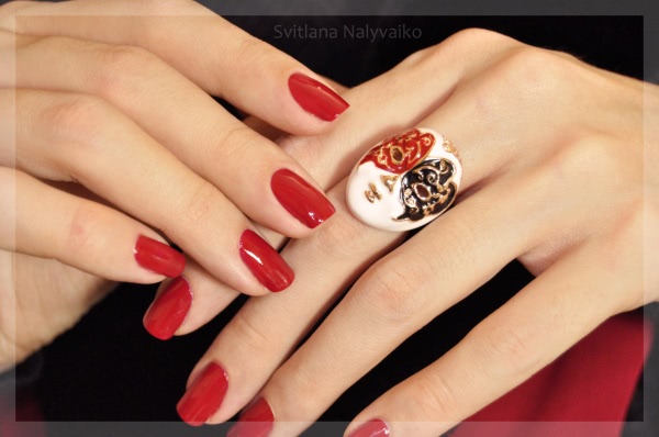 Мой новогодний красный. Лак для ногтей Max Factor Glossfinity 110 Red Passion