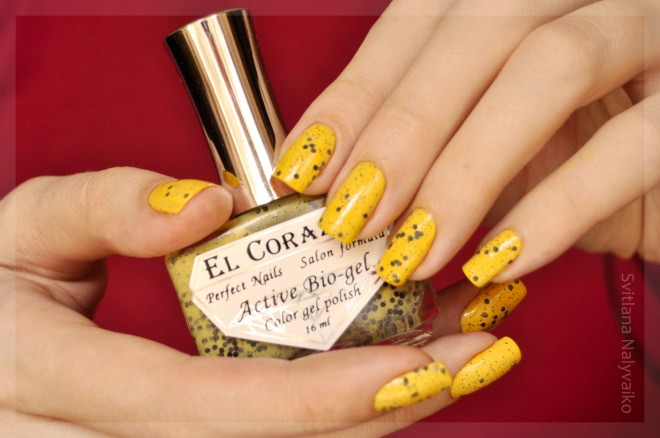 Очень пасхальный лак. El Corazon Active Bio-gel Color Gel Polish из серии Easter Eggs в оттенке 423/101