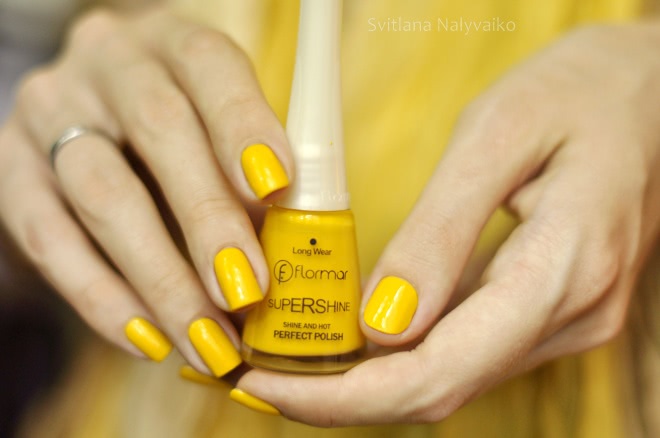 Долька дыни. Лак для ногтей Flormar из серии Supershine в оттенке 41