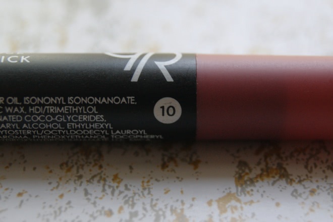 Golden Rose Matte Lipstick Crayon #10 и #18