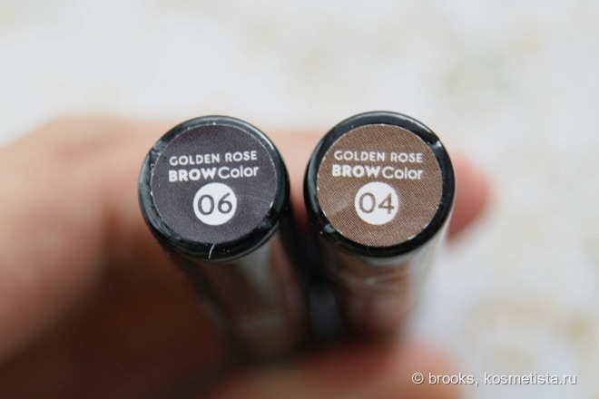 Golden Rose Brow Color Tinted Eyebrow Mascara #04 & #06