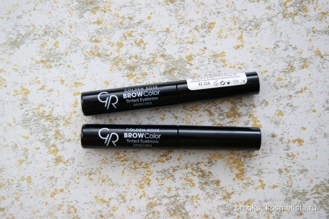 Golden Rose Brow Color Tinted Eyebrow Mascara #04 & #06
