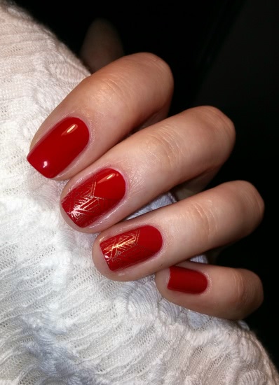 Классный красный Ja-De Crystal Glow nail enamel 342