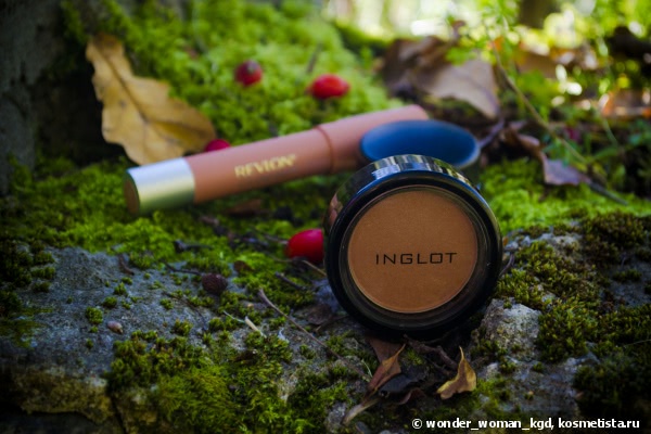 Два любимчика и одно по настоящему осеннее разочарование...MAC Pro Longwear Paint Pot groundwork dupe, Inglot Face Blush 40,Revlon Colorburst Matte Balm, Complex 230
