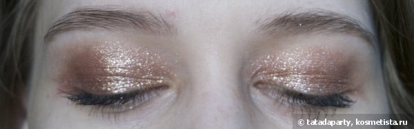 Знакомство с пигментами Rire Pigment Eyeshadow #01 Snow White, #2 Gold Clutch, #4 A Pink