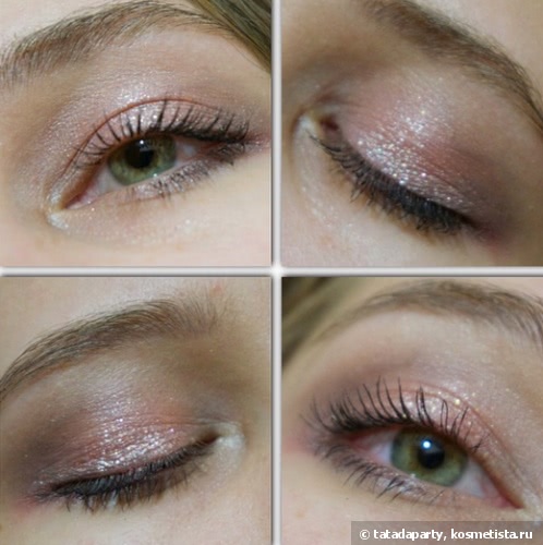 Знакомство с пигментами Rire Pigment Eyeshadow #01 Snow White, #2 Gold Clutch, #4 A Pink