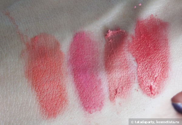 Пудра для губ Rire Lip Powder 01. Orange Pop, 02. Hop Plum, 03. Sugar Rose, 04. Fashion Red