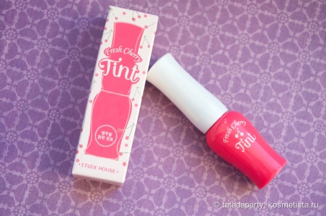 Etude House Fresh Cherry Tint PK002 Hot pink & RD301Red