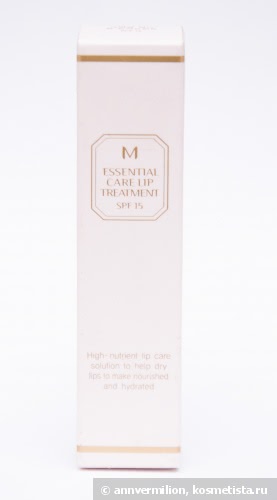 С заботой о губах - Missha M Essential Care Lip Treatment Spf15
