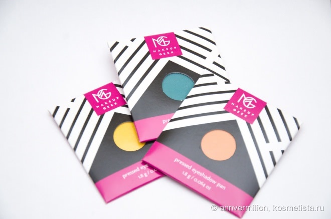 Просто тени отличного качества Makeup Geek Eyeshadow Pan