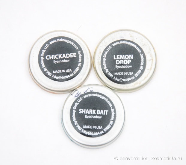 Просто тени отличного качества Makeup Geek Eyeshadow Pan